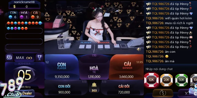Chơi Baccarat 789Club Với Loạt Ưu Điểm Không Nên Bỏ Qua 2 Làm quen với Baccarat 789Club kiểu livestream