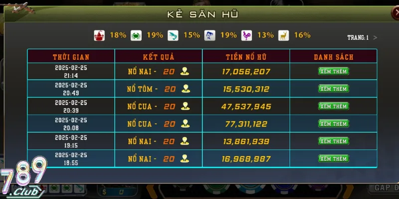Bầu Cua 789Club – Chất Lượng Giải Trí Hàng Top Đẳng Cấp 3 Săn thưởng jackpot là mục tiêu của rất nhiều cược thủ