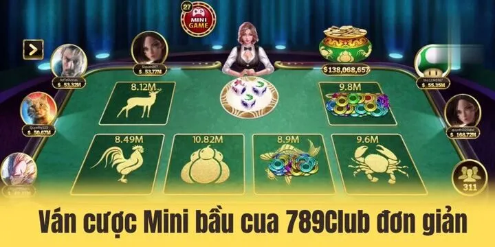 Mini bầu cua 789Club - Chinh phục ván cược hot cho game thủ việt 3 Hướng dẫn tham gia mini bầu cua 789club đơn giản nhất